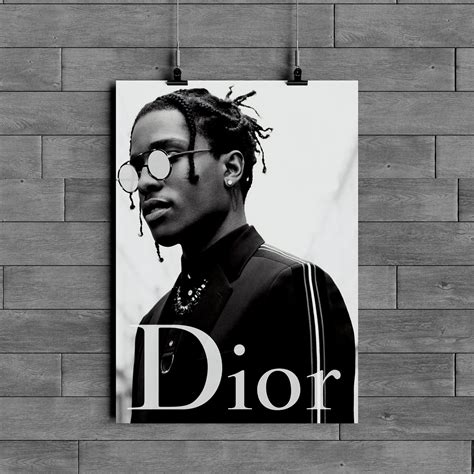 dior asap rocky poster
